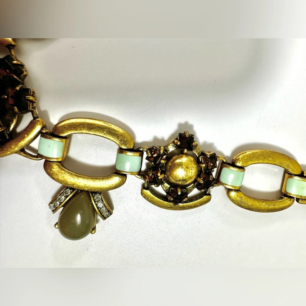 💚Stella & Dot “Livvy” Statement Necklace *with wear* - Picture 7 of 12